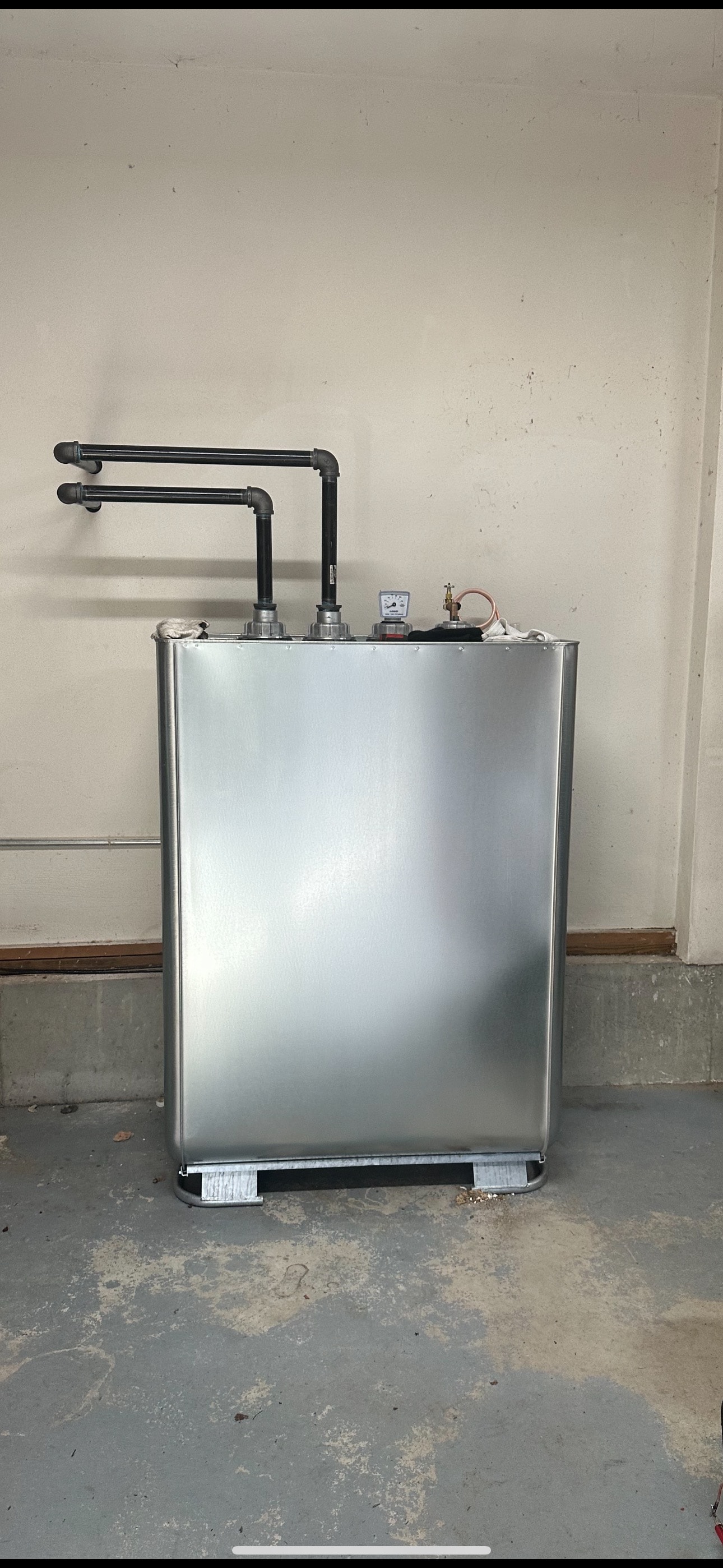 Home heating boiler and equipment